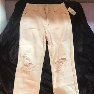 Light Pink Pacsun Destroyed Mom Jeans